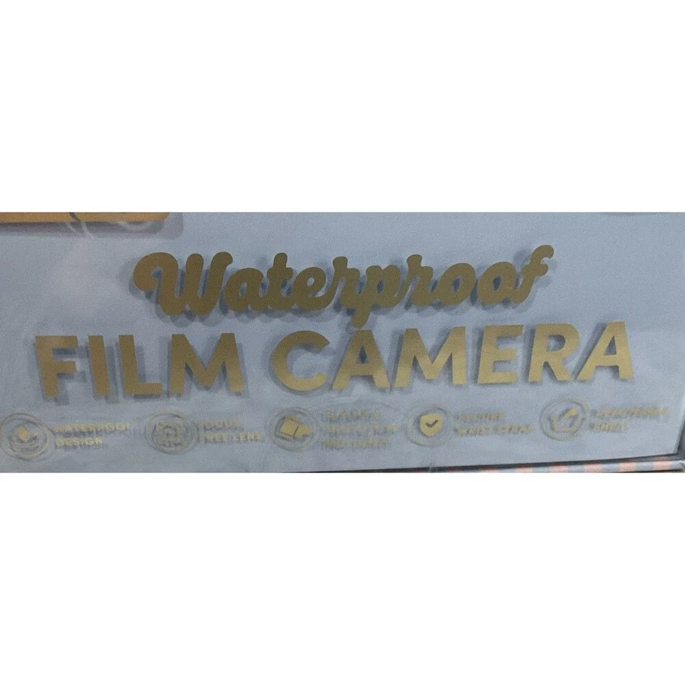 Poppy Lavender And Pink Waterproof Film Camera With Black & White Film Included